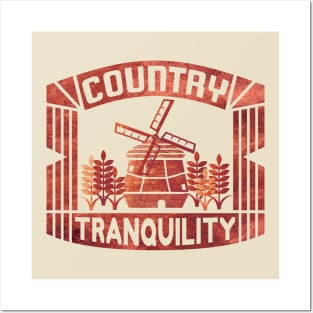 COUNTRY TRANQUILITY (Ver.1) Posters and Art